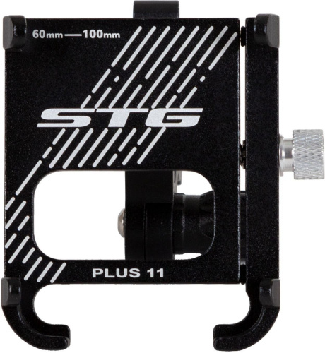 Держатель телефона STG B-731, алюминий, черный, черный