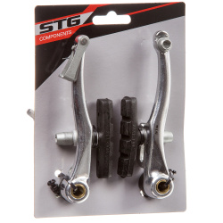 Комплект тормозов V-brake STG 721ADX, серебристый Комплект тормозов V-brake STG 721ADX, серебристый