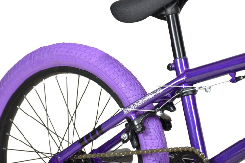 Велосипед Stark Madness BMX 4 (2024), фиолет./черн./фиолет.