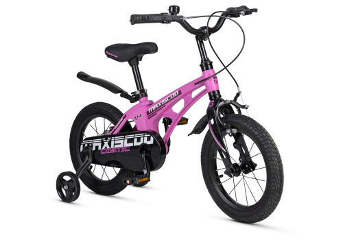Велосипед Maxiscoo Cosmic Стандарт 14 (2025) (98-110 см), розовый