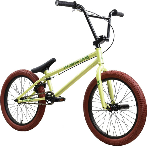 Велосипед Stark Madness BMX 5 (2025), оливковый/зеленый/коричн