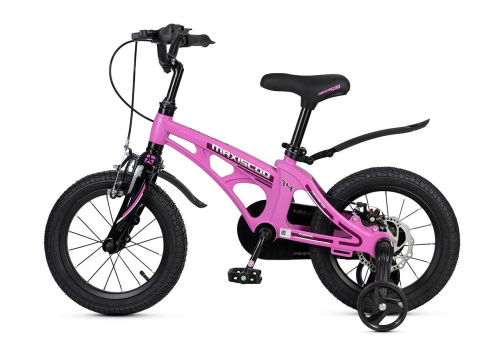 Велосипед Maxiscoo Cosmic Стандарт 14 (2025) (98-110 см), розовый