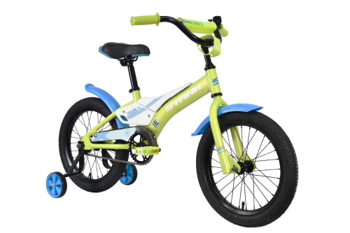 Велосипед Stark Tanuki 16 Boy (2023) (98-110 см), зеленый