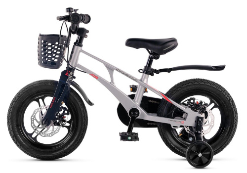 Велосипед Maxiscoo Air Pro 14 (2025) (98-110 см), серый