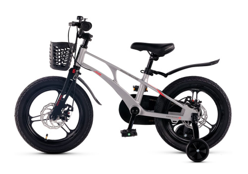 Велосипед Maxiscoo Air Pro 16 (2025) (98-110 см), серый