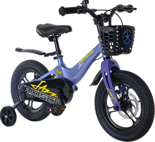 Велосипед Maxiscoo Jazz Pro 14" (2024) (98-110 см), синий