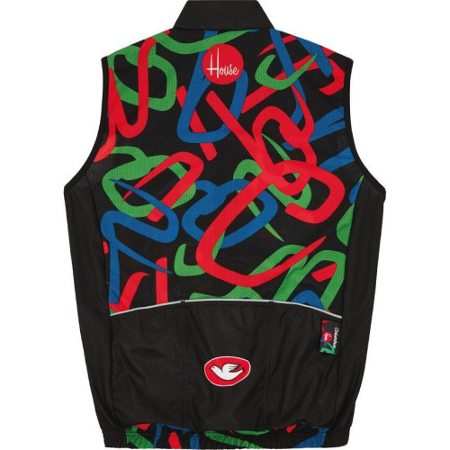 Жилет-дождевик Cinelli Vest House Ind. Tubography, черный