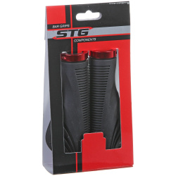 Грипсы STG, 140 мм, чёрный Грипсы STG, 140 мм, чёрный