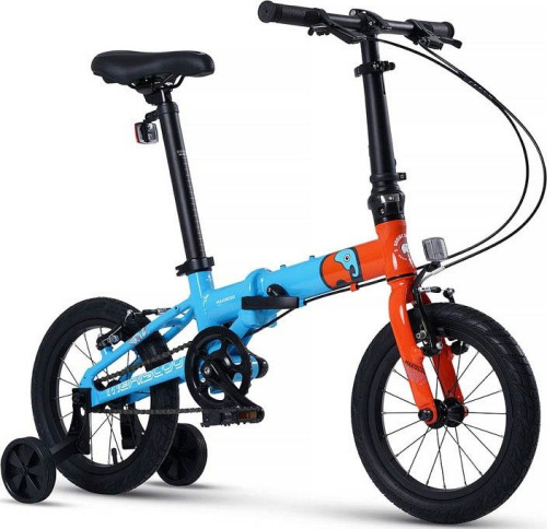 Велосипед детский складной Maxiscoo S007 Pro 14, синий