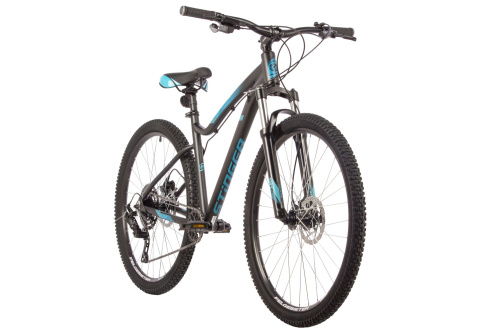 Велосипед Stinger Vega Pro 27.5" (2021), рама 15" (155-165 см), черный