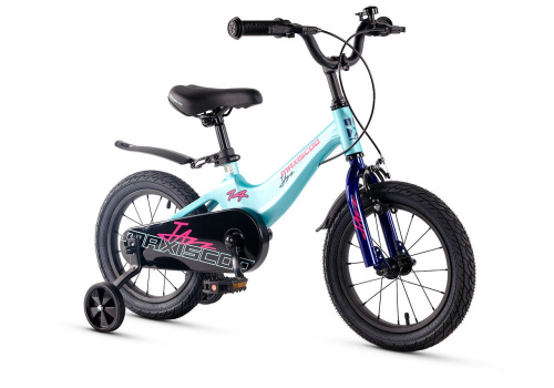 Велосипед Maxiscoo Jazz Стандарт 14 (2025) (98-110 см), голубой