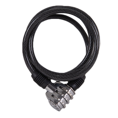 Замок, трос спиральный, кодовый диам.6х100см