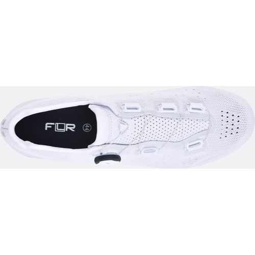 Велотуфли FLR Road F-XX Knit, Carbon Outsole, белый