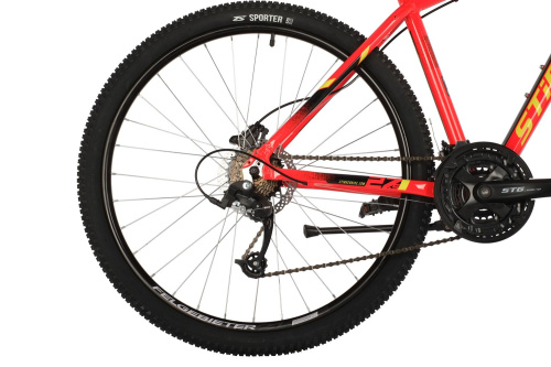 Велосипед STINGER ELEMENT PRO MICROSHIFT 27.5" (2021), рама 20" (175-185 см), красный