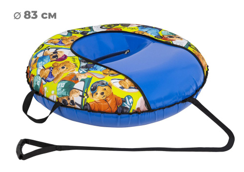 Тюбинг 83см ОКСФОРД BEAR Comfort, голубой