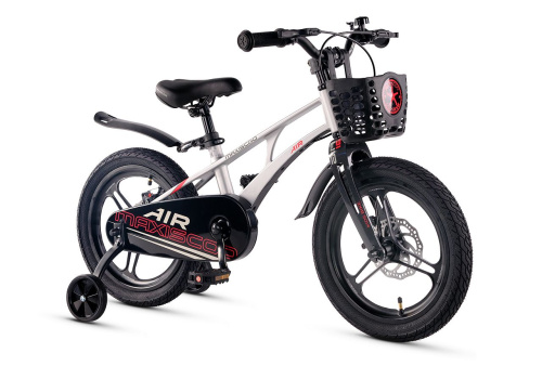 Велосипед Maxiscoo Air Pro 16 (2025) (98-110 см), серый