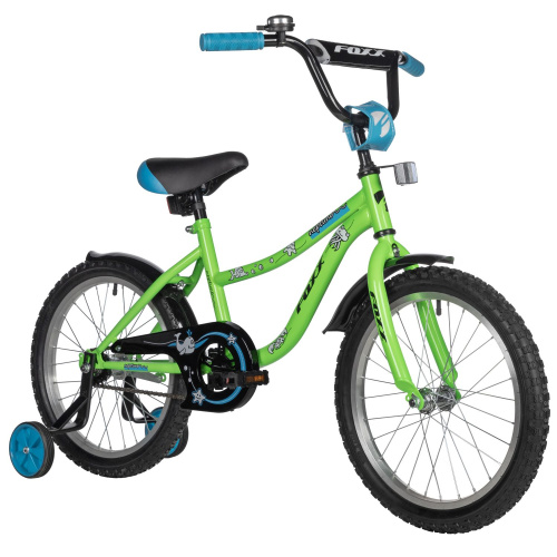 Велосипед Foxx Neptune 18 (2025) (110-130 см), зеленый