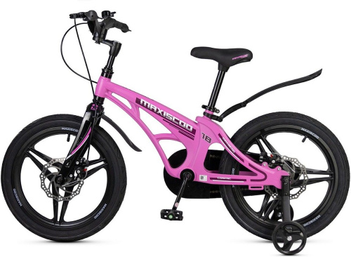 Велосипед Maxiscoo Cosmic Deluxe 18 (2025) (110-130 см), розовый