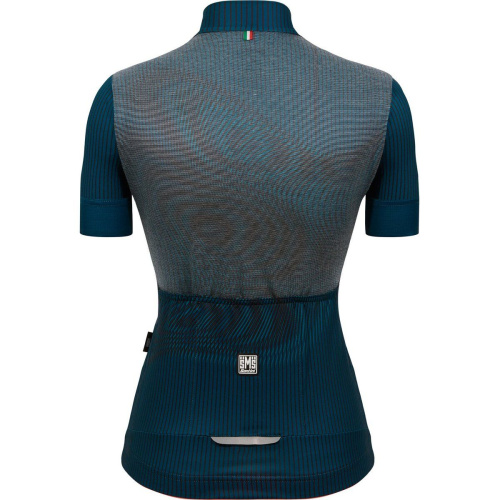 Веломайка женская Santini Delta Vortex Women's SS Cycling Jersey, темно-зеленый