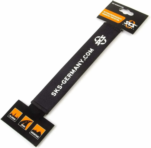 Защита пера 0-10994 Chainstay protector SKS-10994 лайкра/неопрен. на липучке 210х110мм черная