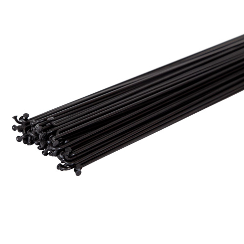 Спица Pillar P14, нержавеющая сталь, черная (без ниппеля), черный