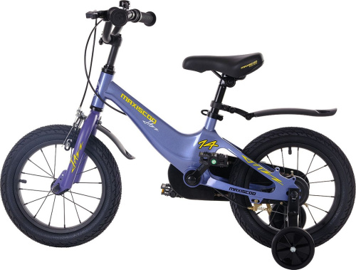 Велосипед Maxiscoo Jazz Стандарт 14" (2024) (98-110 см), синий