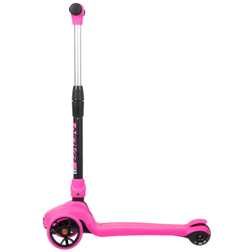 Самокат-кикборд Novatrack RainBow Car (2020), розовый