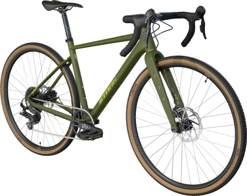 Велосипед Stark GRL 700.5 D (2025), рама S/M (155-165 см), зеленый