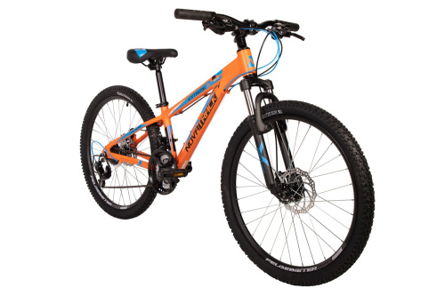 Велосипед Novatrack Extreme 24" (2024), рама 13" (130-155 см), оранжевый