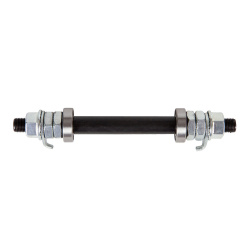 Ось с пром. подшипниками для втулок Bike Parts SF-A03F 28H; O.L.D. 100мм; AXLE S45C 3/8"; под эксентрик Ось с пром. подшипниками для втулок Bike Parts SF-A03F 28H; O.L.D. 100мм; AXLE S45C 3/8"; под эксентрик