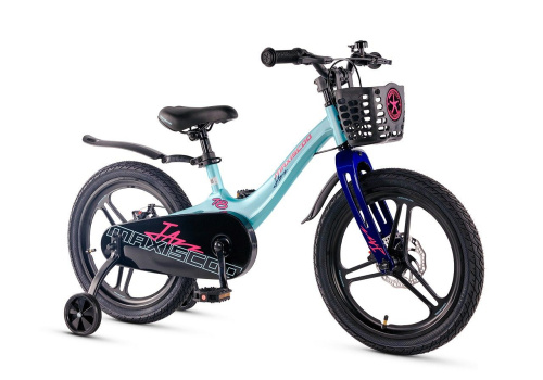 Велосипед Maxiscoo Jazz Pro 18 (2025) (110-130 см), голубой