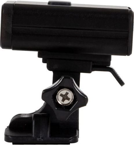 Фонарь передний (задний) STG BC-FL1685 с креплением на шлем, 200 lm, 800 mAh, USB, черный, черный