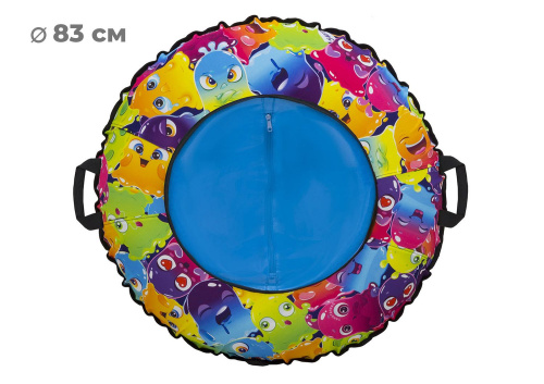 Тюбинг 65см ОКСФОРД SLIME, синий