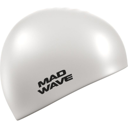 Шапочка силиконовая Mad Wave Intensive Big, белый