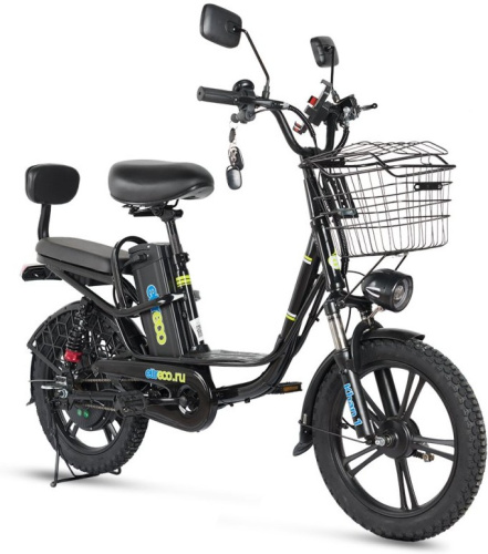 Электровелосипед Eltreco Khan 1, черный