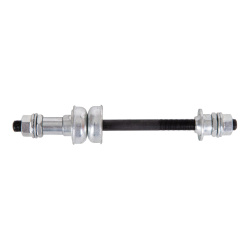 Ось с подшипниками для втулок Bike Parts SF-A03R 32H,O.L.D. 130мм; AXLE S45C 3/8"; CP FINISH; 3/8"; под болты Ось с подшипниками для втулок Bike Parts SF-A03R 32H,O.L.D. 130мм; AXLE S45C 3/8"; CP FINISH; 3/8"; под болты