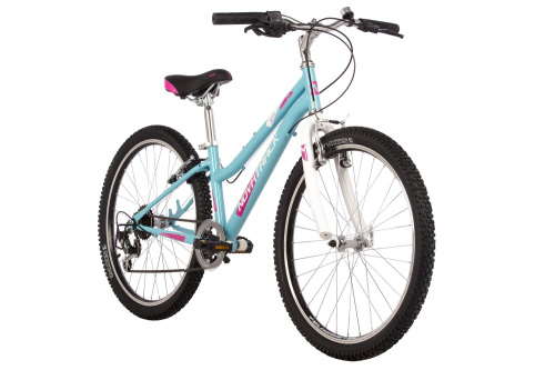 Велосипед Novatrack Jenny 24" (2023), рама 12" (130-155 см), голубой