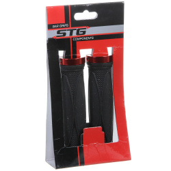 Грипсы STG, 130 мм, черный/синий Грипсы STG, 130 мм, черный/синий
