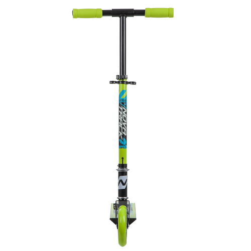 Самокат NOVATRACK JUNGLE 145 Steel (2019), черный-зеленый
