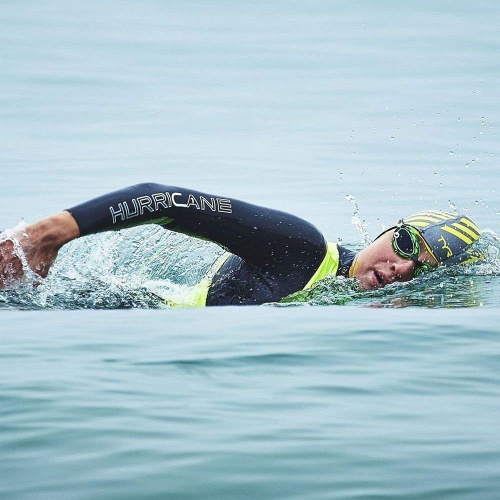 Шапочка для плавания TYR Hi-Vis Neoprene Swim Cap, желтый