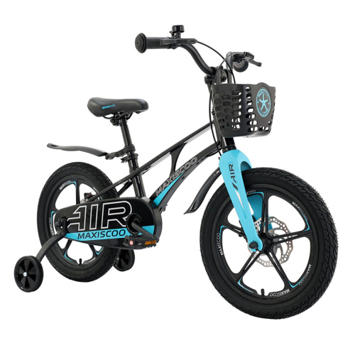 Велосипед Maxiscoo Air Делюкс Плюс 16" (2023) (98-110 см), черный