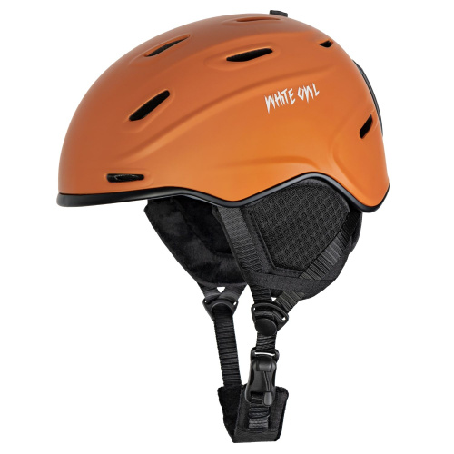 Шлем зимний White Owl HK004, для катания на сноуборде/горных лыжах, оранжевый-черный