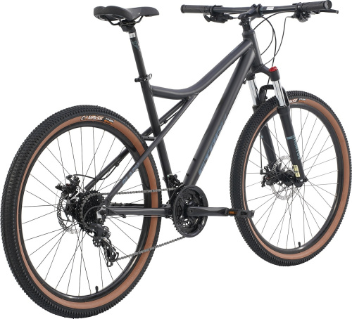 Велосипед Stark Slash 27.1 D (2025), рама 16" (155-165 см), черный