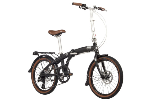 Велосипед Novatrack Town 20" (2024) (110-130 см), черный