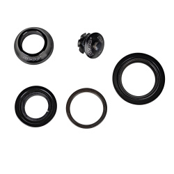 Рулевая колонка Neco H156EM, ZS44/56, 1 1/8-1 1/2", стал.чашки, картр.подшипники, черный Рулевая колонка Neco H156EM, ZS44/56, 1 1/8-1 1/2", стал.чашки, картр.подшипники, черный