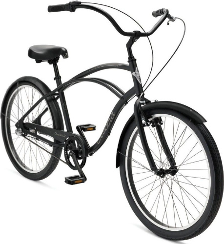 Велосипед Electra Cruiser 3i Step Over, рама M (165-175 см), черный