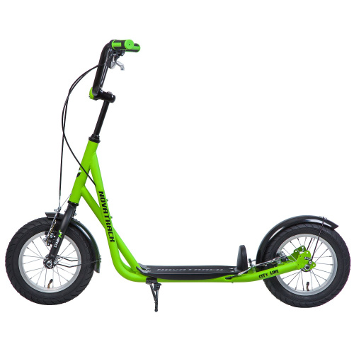 Самокат внедорожный Novatrack Stamp N1 12" PRO (2018), зеленый