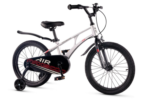 Велосипед Maxiscoo Air Стандарт 18 (2025) (110-130 см), серый