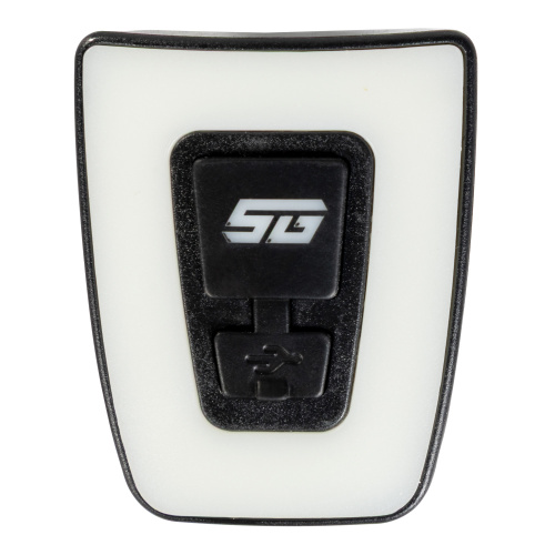 Фонарь задний STG BC-TL5555, 20 lm, 500mAh, USB, черный, черный