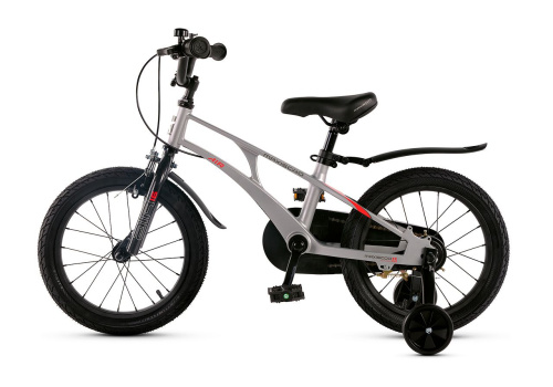 Велосипед Maxiscoo Air Стандарт 16 (2025) (98-110 см), серый